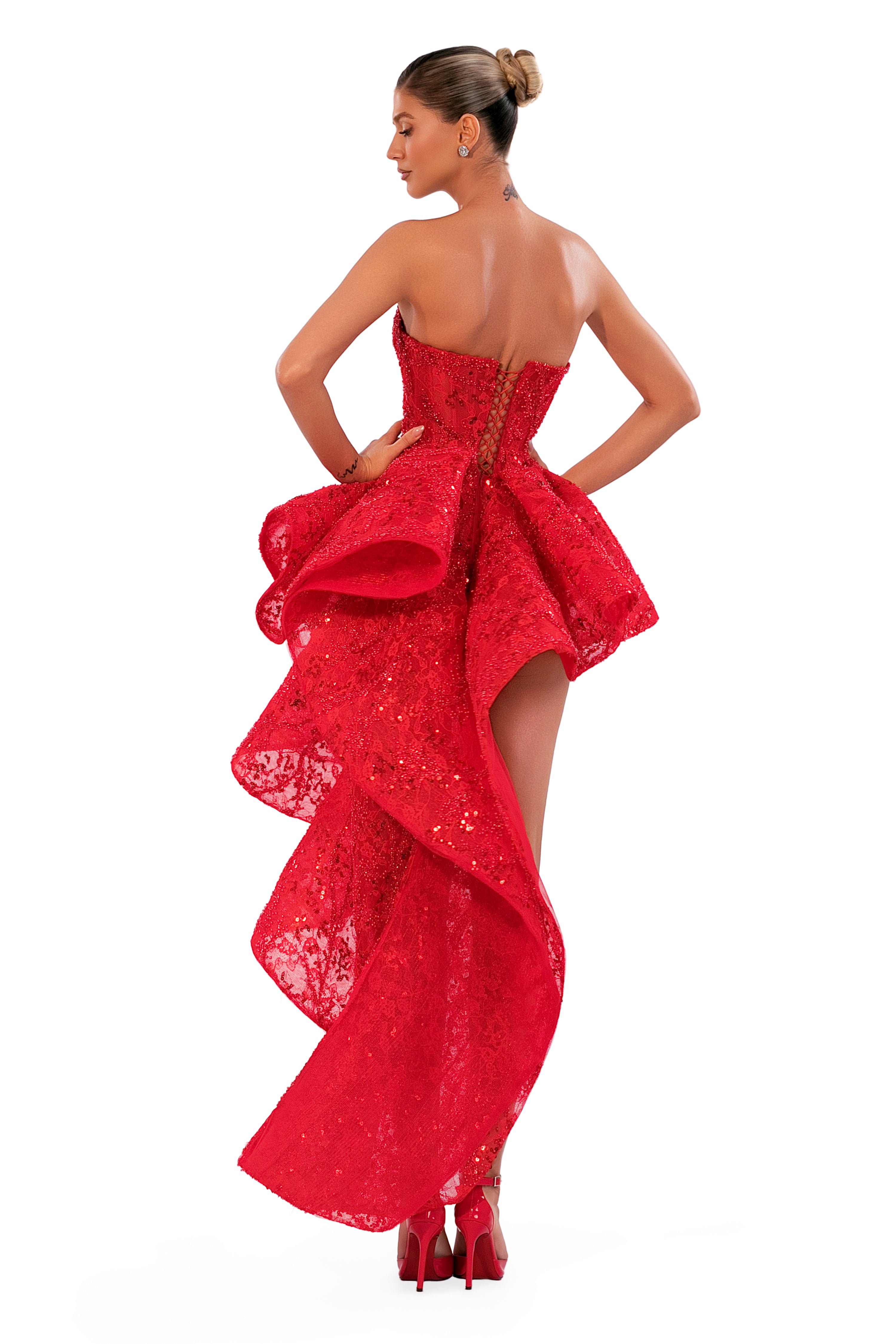 Red Ruffle Mini - Image 3